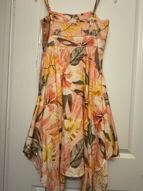 Joie Pink and Yellow Floral Print Top